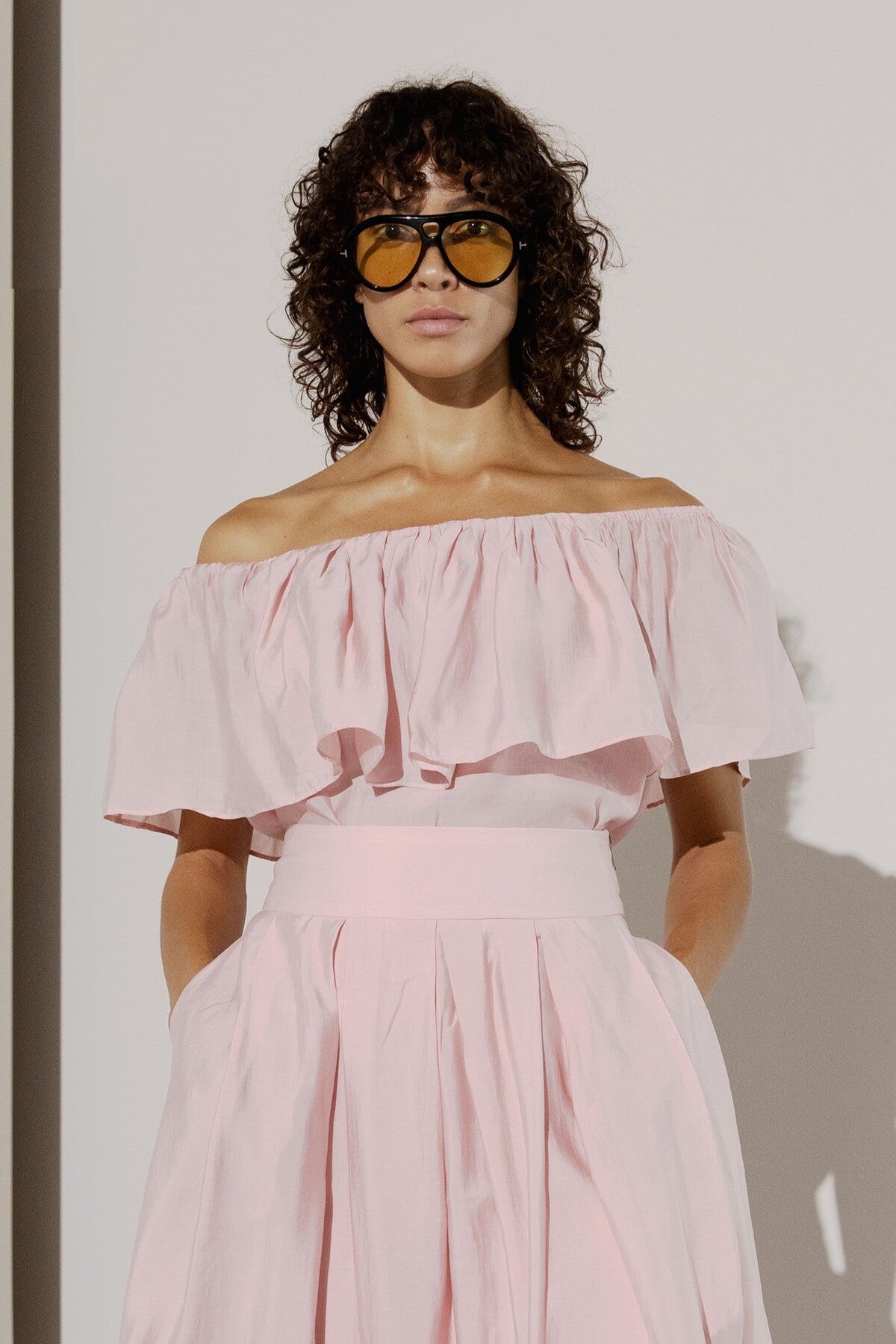 CMMOLLY - BLUSE IN ROSA