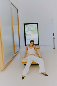 CMCHARLEE - JEANS IN WEISS UND BEIGE,WOLLWEISS