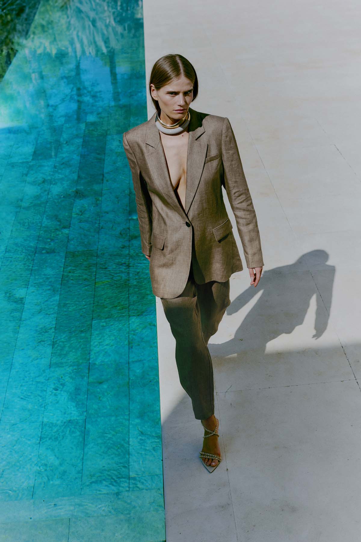 CMNATURE - BLAZER IN BRAUN