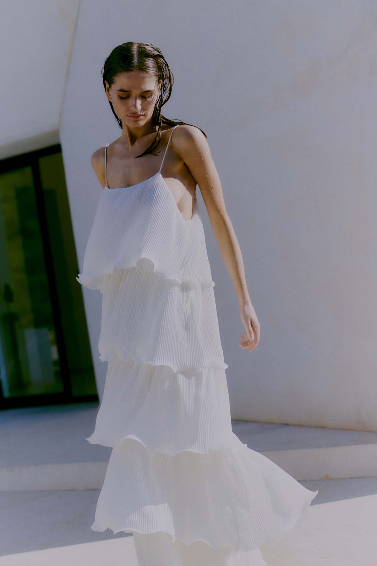 CMKIRA - KLEID IN WEISS,WOLLWEISS