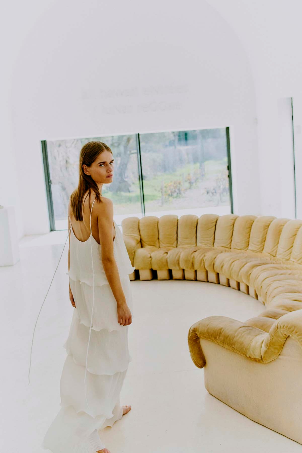 CMKIRA - KLEID IN WEISS,WOLLWEISS