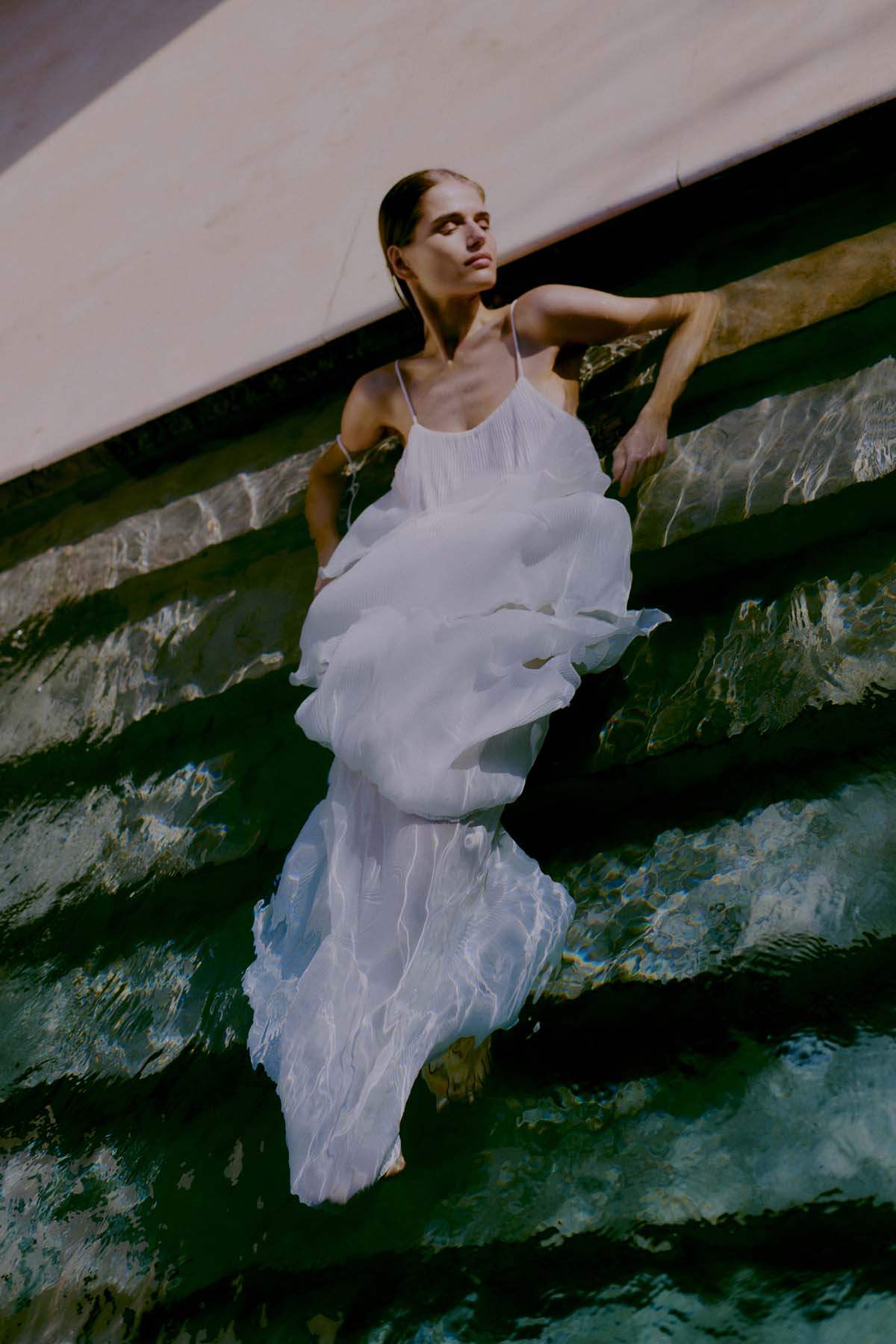 CMKIRA - KLEID IN WEISS,WOLLWEISS