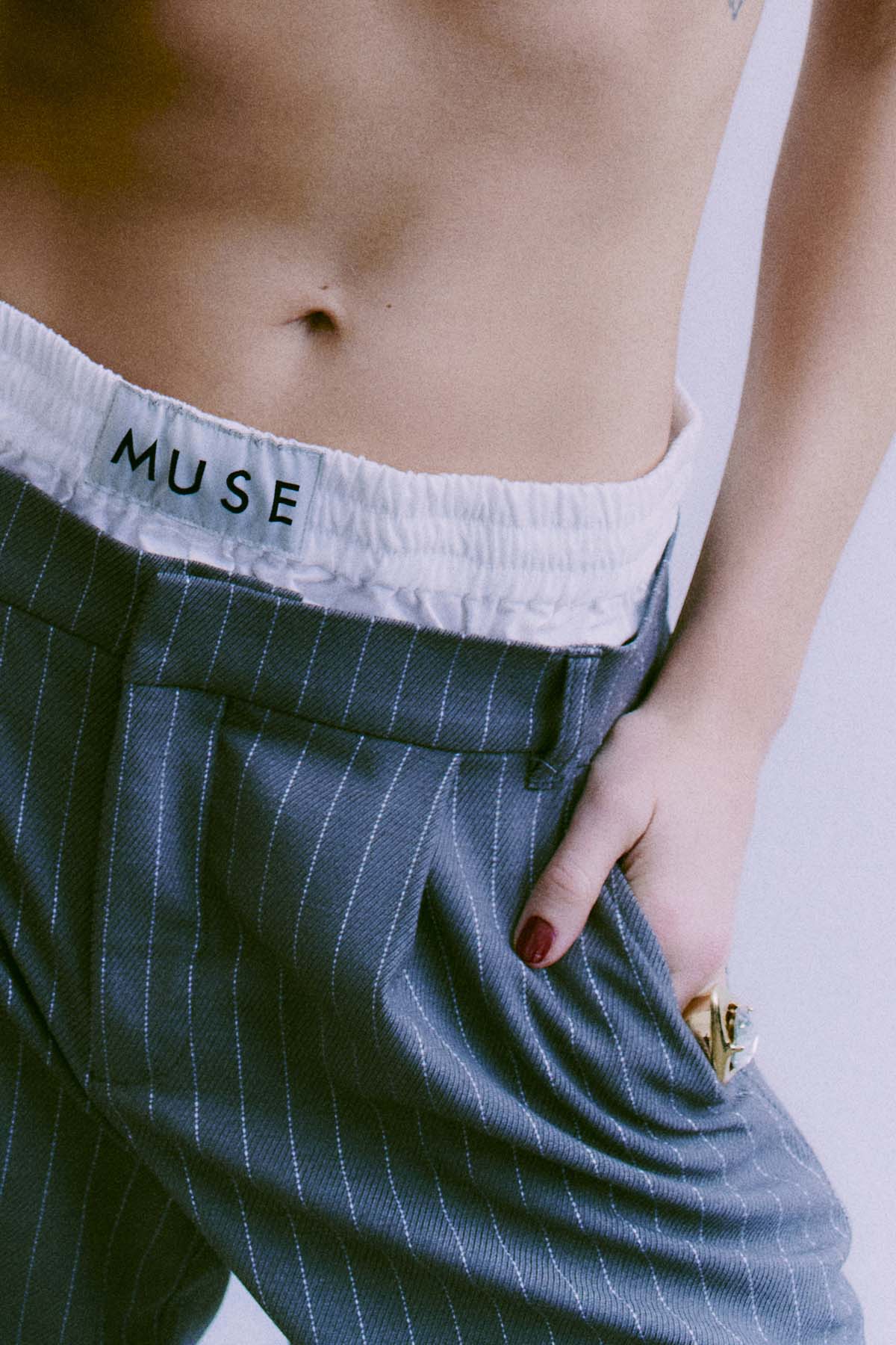 CMTAILOR - HOSE IN GRAU