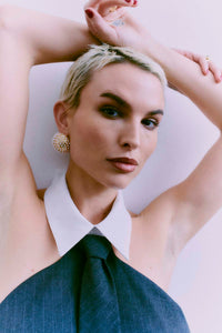 CMTIEDY - KLEID IN GRAU UND WEISS