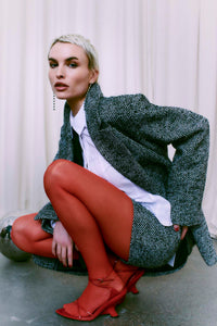 CMJADALYN - BLAZER IN SCHWARZ UND WEISS