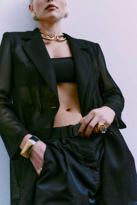 CMNETTY - BLAZER IN SCHWARZ