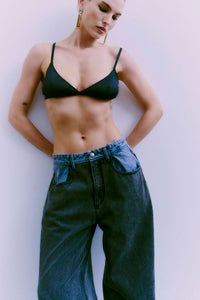 CMCHARLEE - DENIMJEANS IN SCHWARZ UND BLAU
