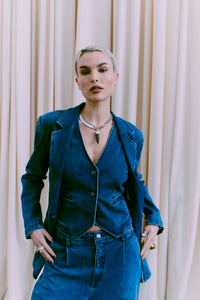 CMJEAN - DENIMBLAZER IN BLAU