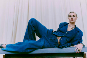 CMJEAN - DENIM-WEITHOSEN IN BLAU