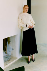 CMYARI - PULLOVER IN WOLLWEISS