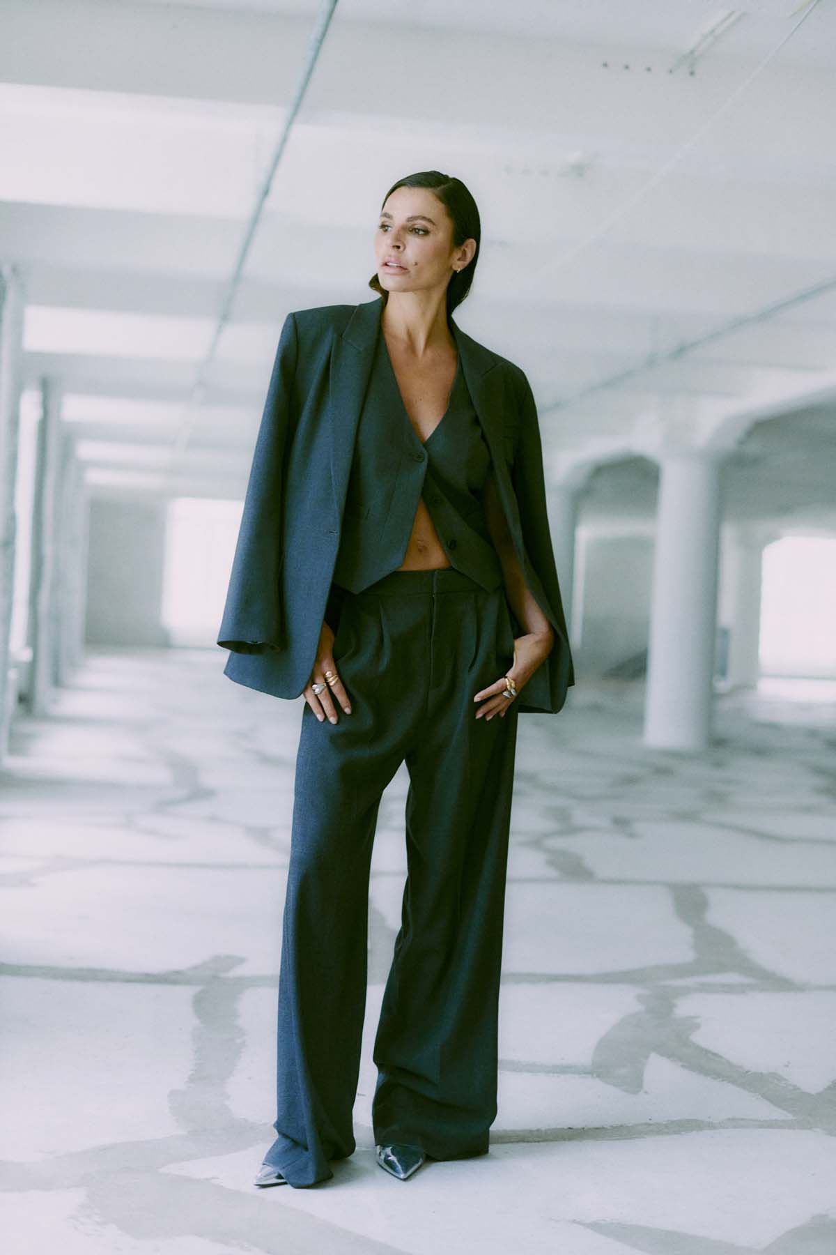 CMTAILOR - BLAZER IN GRAU