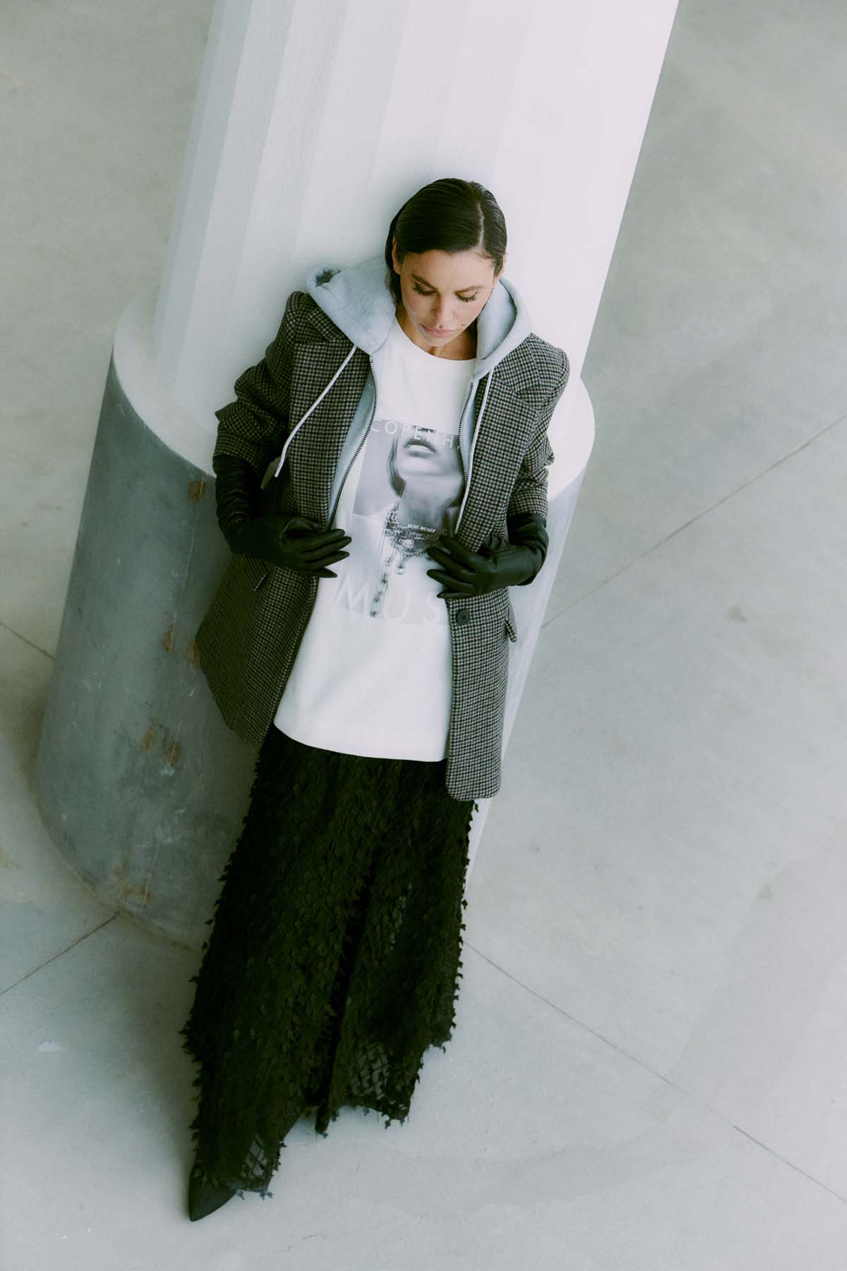 CMWOO - HOODIE-JACKEN IN SCHWARZ