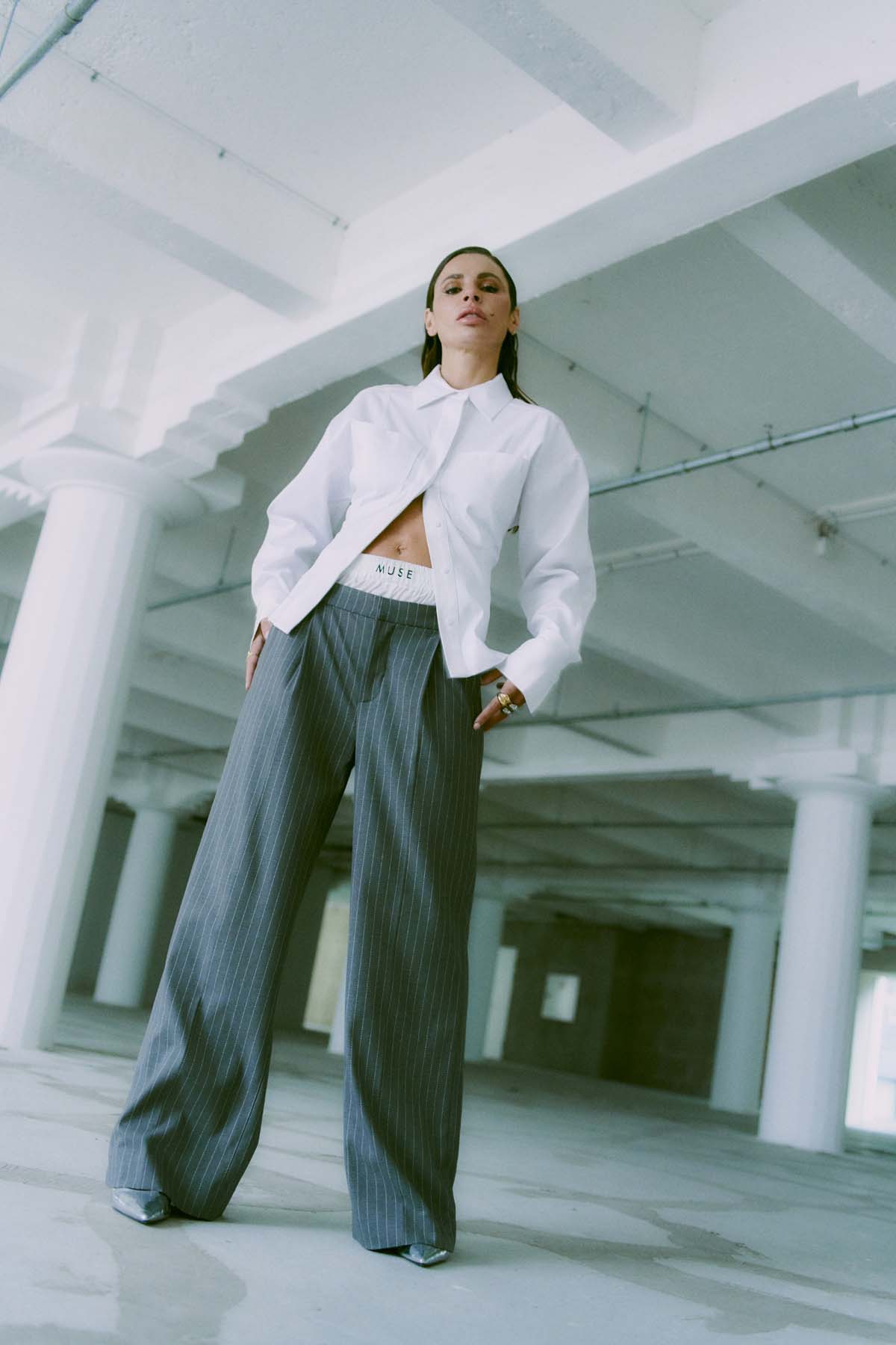 CMTAILOR - HOSE IN GRAU