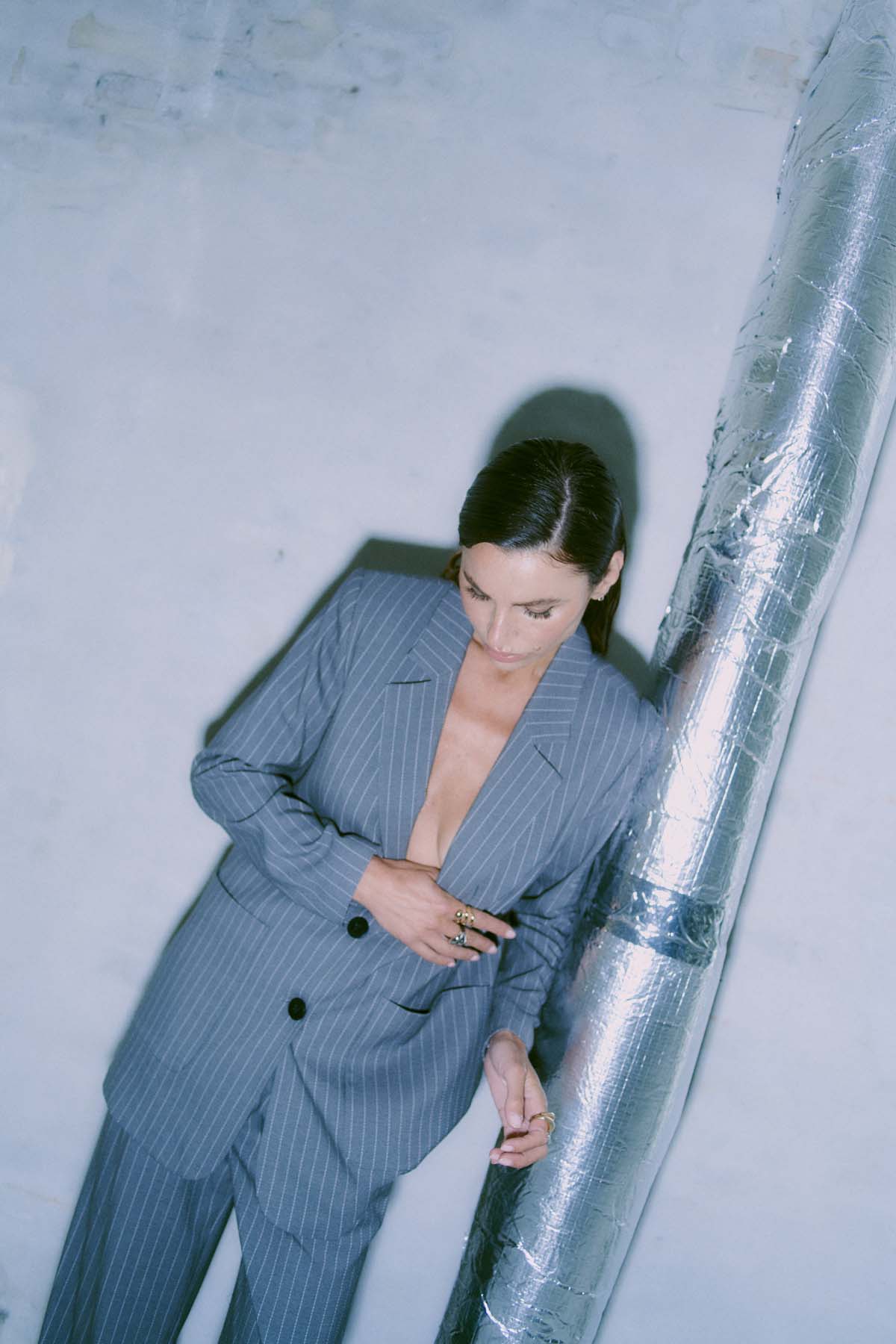 CMTAILOR - BLAZER IN GRAU