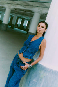 CMJEAN - WESTE IN BLAU