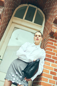 CMTAILOR – ROCK MIT PAILLETTEN IN GRAU