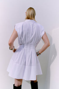 CMSHIRLEY – KURZES HEMDKLEID IN WEISS