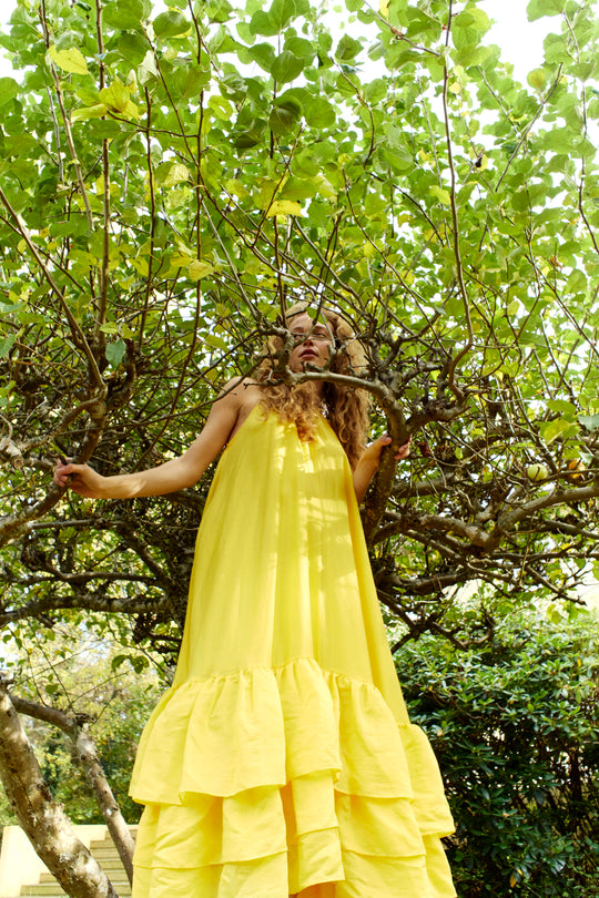 CMMOLLY - KLEID IN GELB