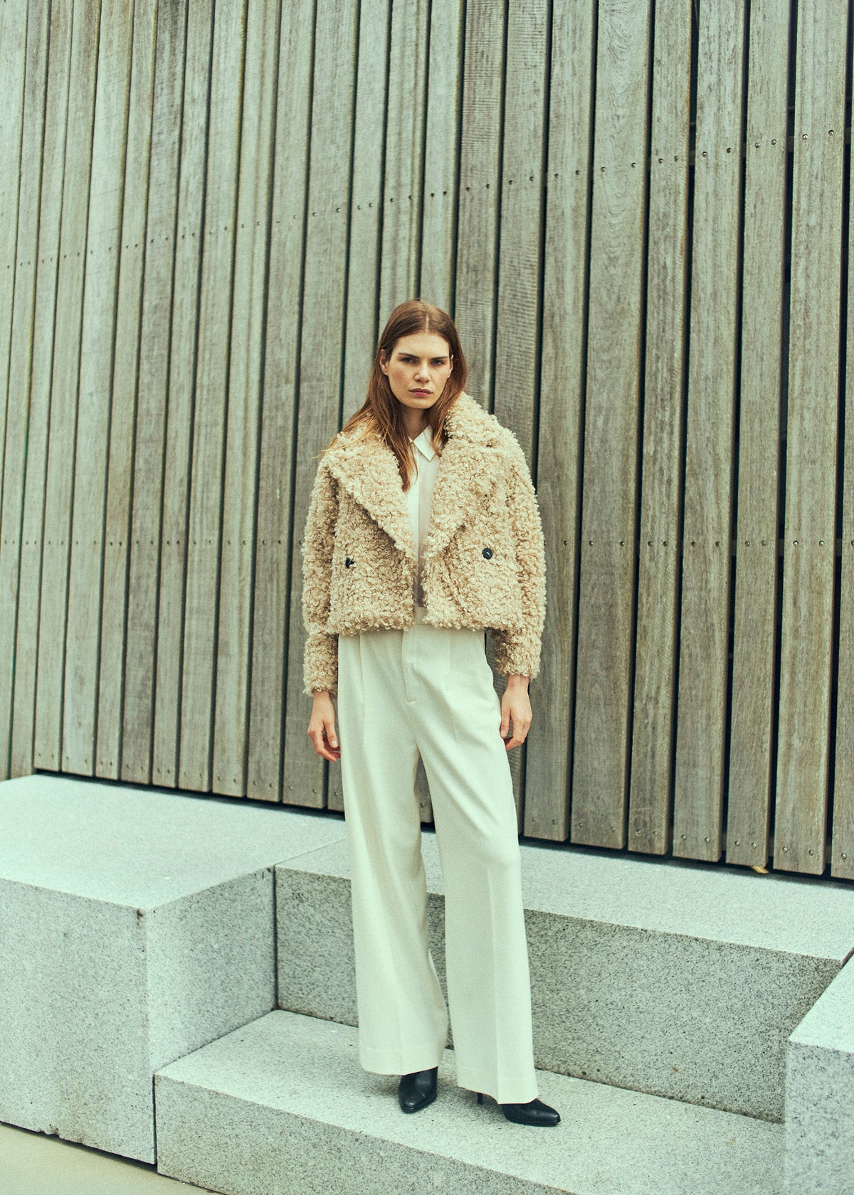 CMCURLY – JACKE IN BEIGE
