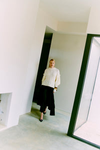 CMYARI - PULLOVER IN WOLLWEISS