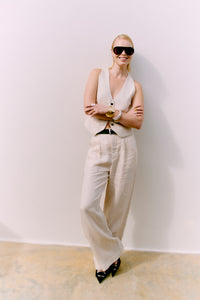CMNATURE - HOSE IN BEIGE,WOLLWEISS