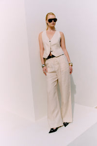 CMNATURE - HOSE IN BEIGE,WOLLWEISS