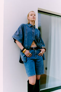 CMJEYCCE - DENIM SHORTS IN BLAU