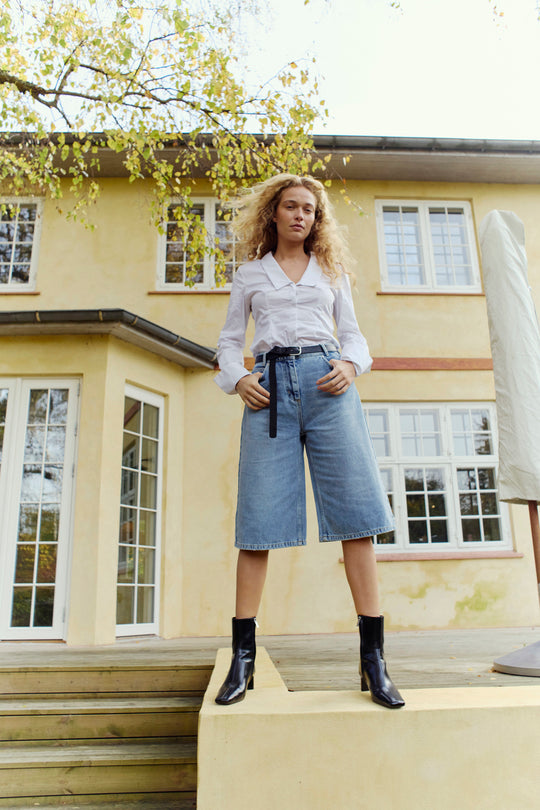 CMANORA - SHORTS IN BLAU