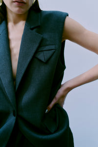 CMTAILOR - WESTE IN GRAU
