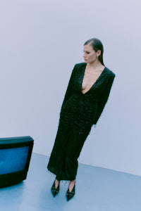 CMSEQUINCE - WENDBARES KLEID MIT PAILLETTEN IN SCHWARZ