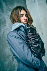CMTAILOR – HOODIE-BLAZER IN GRAU