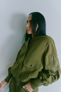 CMTAILOR - BOMBERJACKE IN GRÜN