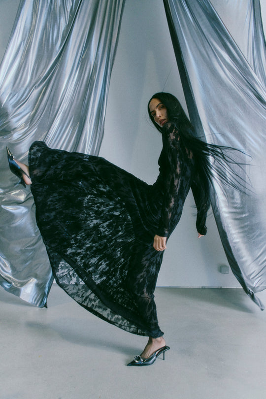 CMFLAME - KLEID IN SCHWARZ