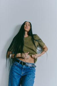 CMMUSE – T-SHIRT IN GRÜN