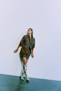 CMGABBY - SHORTS IN LEOPARD