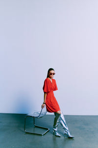 CMVIANNA - KLEID IN ROT