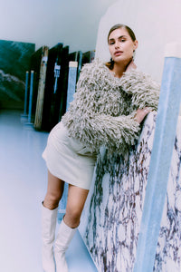 CMTANGLE - CARDIGAN IN BEIGE