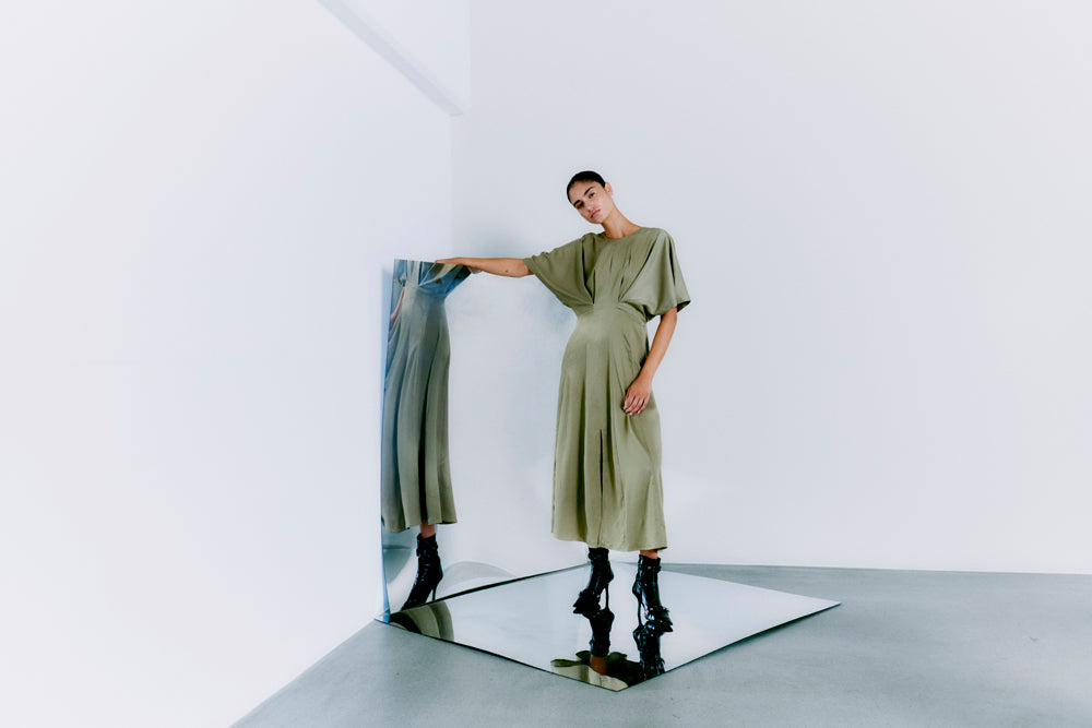 CMVIANNA - KLEID IN GRÜN