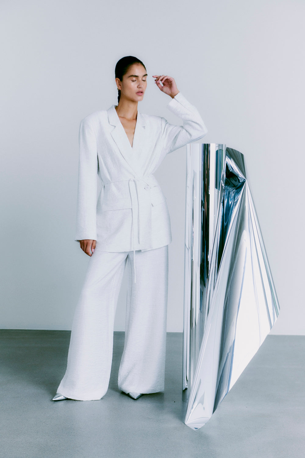 CMBRIE - BLAZER IN WOLLWEISS