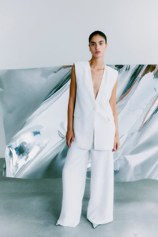 CMBRIE - LANGE WESTE IN WOLLWEISS