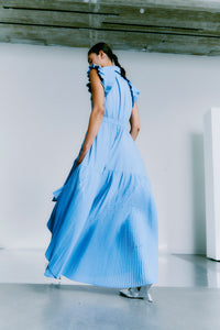 CMPLEAT - CMPLEAT – KLEID MIT REISSVERSCHLUSS IN BLAU