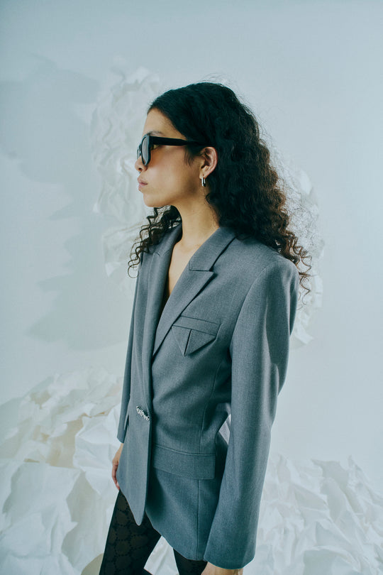 CMTAILOR - BLAZER IN GRAU