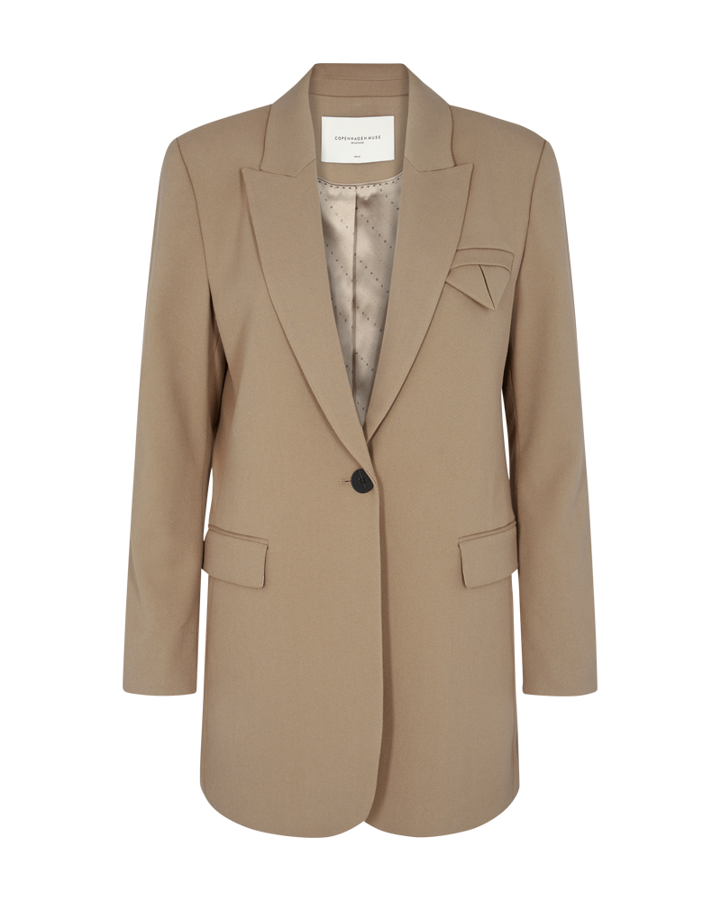 CMTAILOR - LANGER BLAZER IN BEIGE
