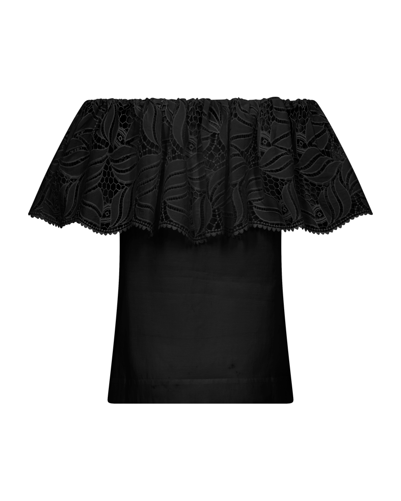 CMMOLLY - OFF-SHOULDER KLEID IN WEISS,WOLLWEISS