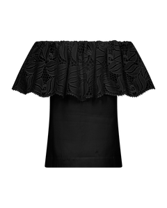 CMMOLLY - OFF-SHOULDER KLEID IN WEISS,WOLLWEISS