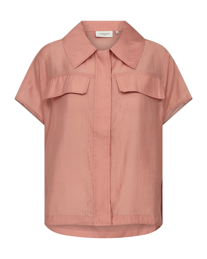 CMMOLLY - HEMD MIT BRUSTTASCHEN IN ROSA