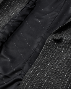 CMTRINA – BLAZER MIT HERINGSBARTMUSTER UND NADELSTREIFEN IN GRAU