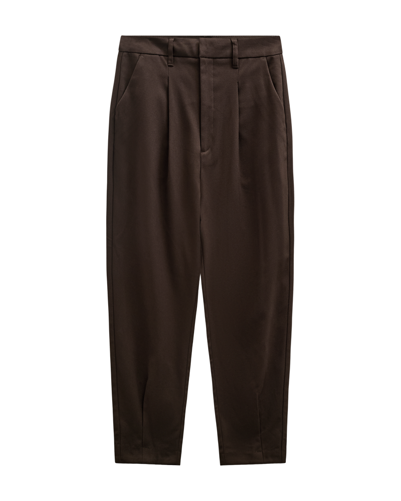 CMTAILOR – HOCHTAILLIERTE HOSEN IN BRAUN