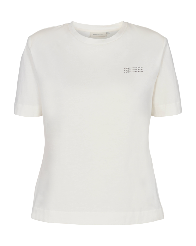 CMMUSE - T-SHIRT IN WEISS,WOLLWEISS
