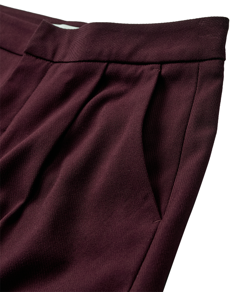 CMTAILOR – HOCHGESCHNITTENE HOSEN IN ROT